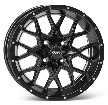 ITP Hurricane 12" fälgpaket 4x110 Mattsvart - ATV / UTV Fälgpaket 12" - VHUR12110 - 2