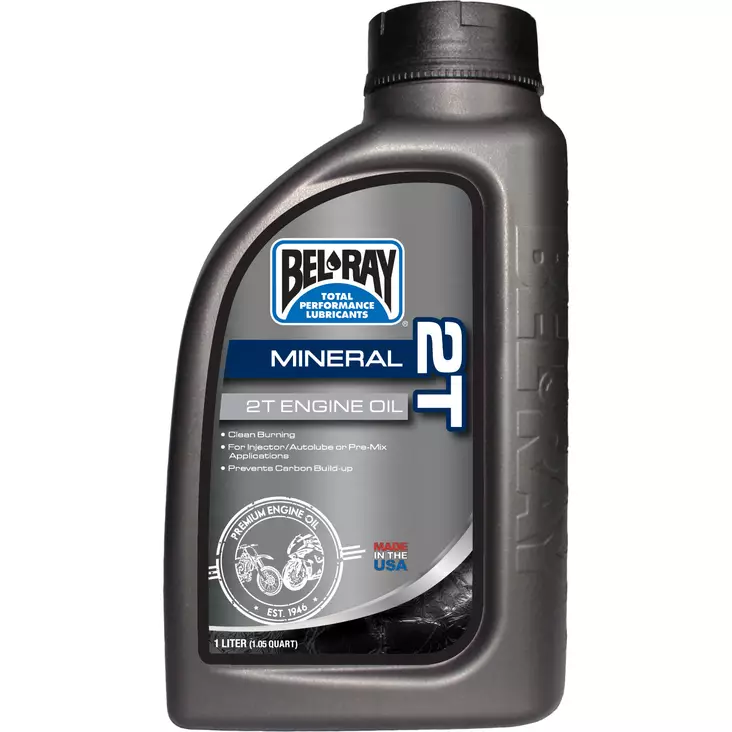 Bel-Ray 2-T MINERAL OIL 1.0 L - ATV & UTV Motorolja - 907150 - 1