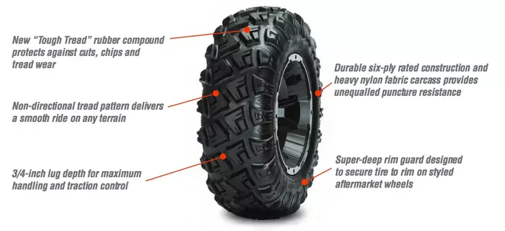 CARLISLE VERSA TRAIL ATR 27x11-14 (78N) - ATV / UTV Däck för 14" fälg - 127040 - 1