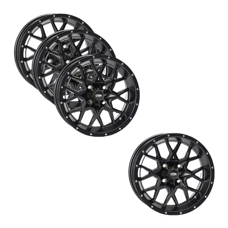 ITP Hurricane 15" fälgpaket 4x110 - ATV / UTV Fälgpaket 15" - VHUR15110 - 1
