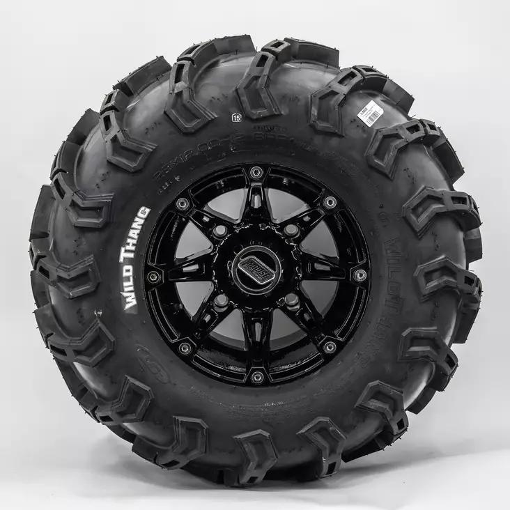4x137 12" Moose 387X med 28" Wild Thang däckpaket - ATV / UTV Däckpaket med fälgar - 148190 - 2