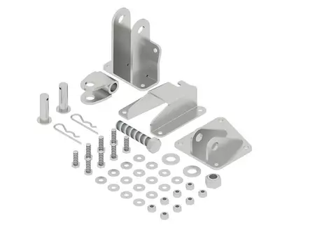 Iron Baltic vändcylinder monteringssats. - Reservdelar till ATV / UTV plogar - 146911 - 1