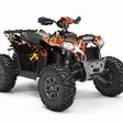 Klistermärkeset POLARIS SCRAMBLER - ATV/UTV Klistermärke - 93B06D10137F039D31 - 1