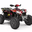 Klistermärkeset POLARIS SCRAMBLER - ATV/UTV Klistermärke - BEDDA1EF10A97CDE01 - 1