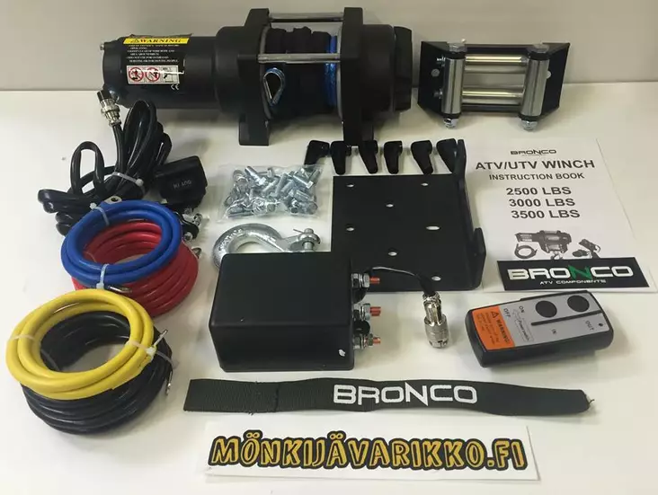 Bronco 2500lbs GenII vinsch - ATV & UTV Vinschpaket - 1951 - 2