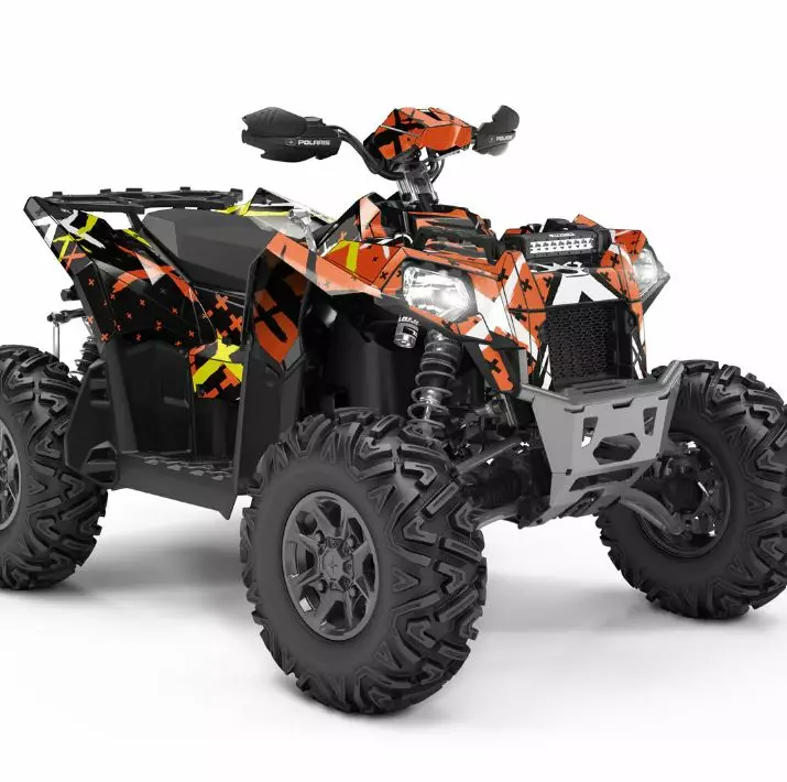 Klistermärkeset POLARIS SCRAMBLER - ATV/UTV Klistermärke - 93B06D10137F039D31 - 1