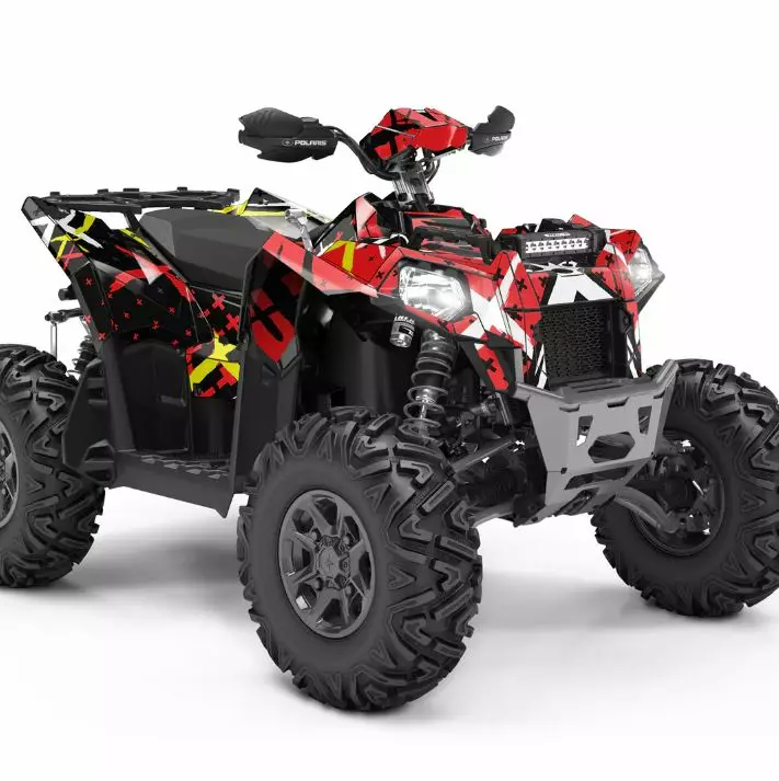 Klistermärkeset POLARIS SCRAMBLER - ATV/UTV Klistermärke - BEDDA1EF10A97CDE01 - 1