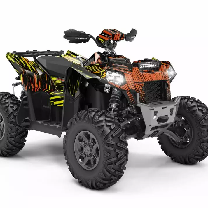 Klistermärkeset POLARIS SCRAMBLER - ATV/UTV Klistermärke - E8992F19949B774221 - 1