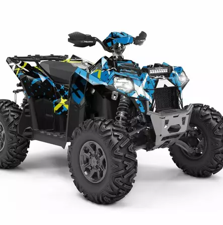 Klistermärkeset POLARIS SCRAMBLER - ATV/UTV Klistermärke - D1F355FA58F753A252 - 1