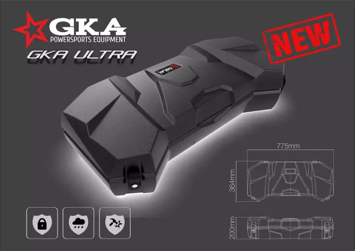 GKA Transportlåda F103 - ATV & UTV Hårda Transportlådor - 157122 - 1