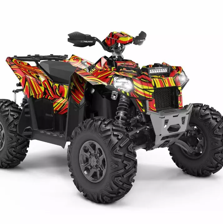 Klistermärkeset POLARIS SCRAMBLER - ATV/UTV Klistermärke - 2513C0BD01E587F2F2 - 1