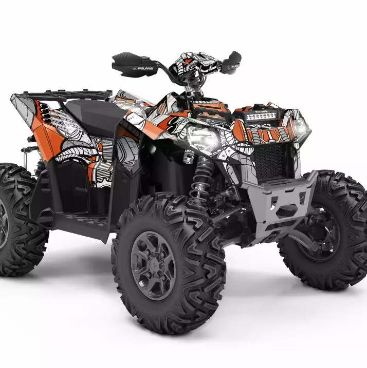 Klistermärkeset POLARIS SCRAMBLER - ATV/UTV Klistermärke - 25C320CEB525644912 - 1