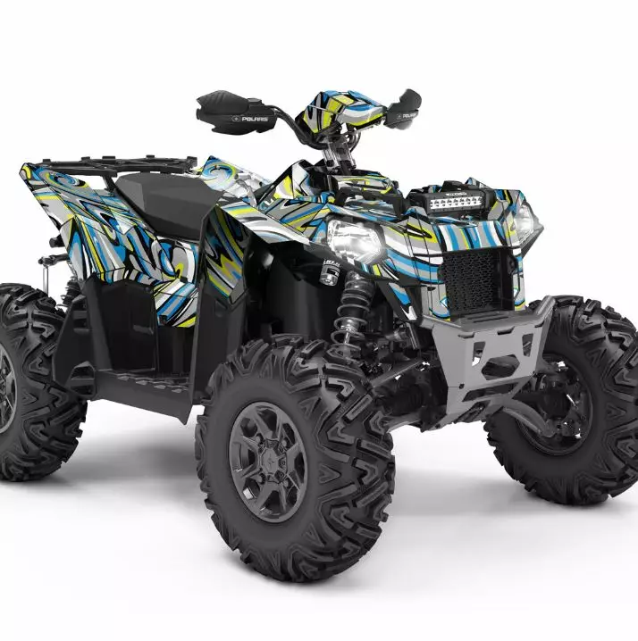 Klistermärkeset POLARIS SCRAMBLER - ATV/UTV Klistermärke - 73032F035744366422 - 1