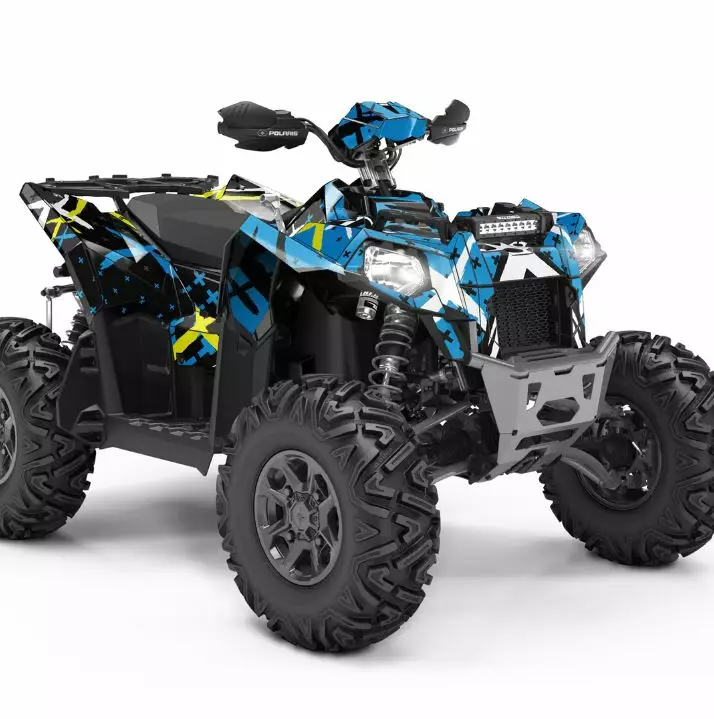 Klistermärkeset POLARIS SCRAMBLER - ATV/UTV Klistermärke - D1F355FA58F753A252 - 1