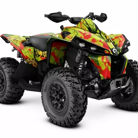 Klistermärkeset CAN-AM Renegade G2 XXC/XMR - ATV/UTV Klistermärke - 0ECEFA2BC121136C43 - 1
