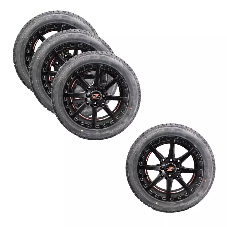 Dubbdäckserie 25" med aluminfälgar 16" - ATV / UTV Däckpaket med fälgar - 175743 - 1