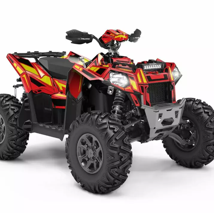 Klistermärkeset POLARIS SCRAMBLER - ATV/UTV Klistermärke - 7C3BE26EA52E05B763 - 1