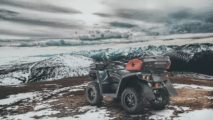 TESSERACT Bakre Transportlåda Aodes/Odes - ATV & UTV Hårda Transportlådor - 167023 - 1