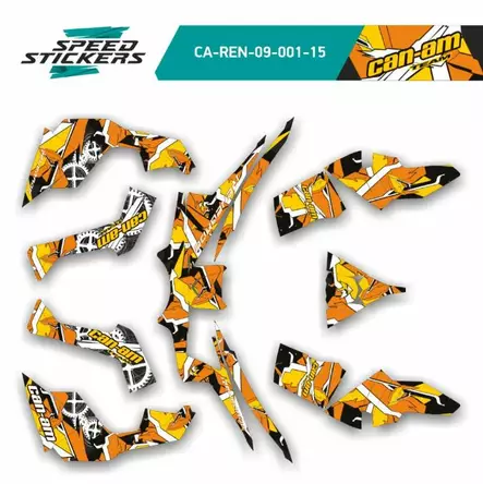 Klistermärkeset CAN-AM Renegade G2 - ATV/UTV Klistermärke - 75ED578F304A40C784 - 2