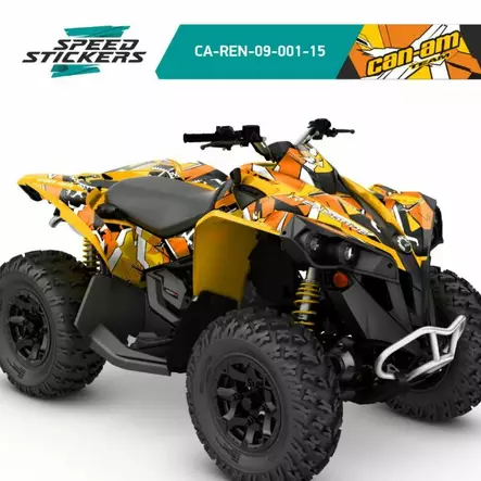 Klistermärkeset CAN-AM Renegade G2 - ATV/UTV Klistermärke - 75ED578F304A40C784 - 1
