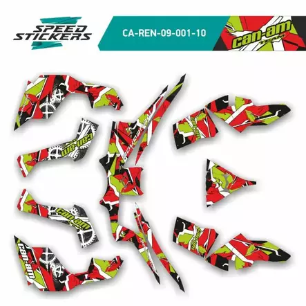 Klistermärkeset CAN-AM Renegade G2 - ATV/UTV Klistermärke - FEC7AA4813C3D52304 - 2