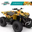 Klistermärkeset CAN-AM Renegade G2 - ATV/UTV Klistermärke - 75ED578F304A40C784 - 1