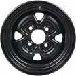 Moose 12" plåtfälgsserie 4x110 Svart - ATV / UTV Fälgpaket 12" - 157985 - 2