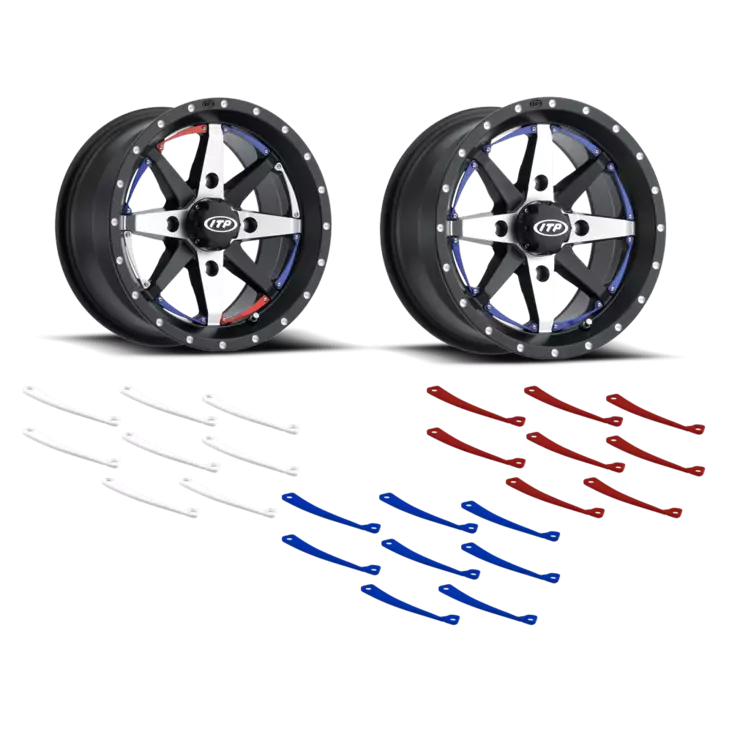 ITP Cyclone 15'' fälgpaket 4x156 - ATV / UTV Fälgpaket 15" - VCYC15615 - 1