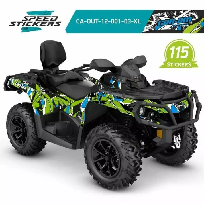 Klistermärkeset CAN-AM Outlander G2 - ATV/UTV Klistermärke - 4EC24F2E87A67E5D65 - 1