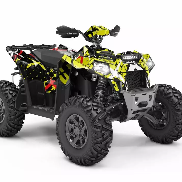 Klistermärkeset POLARIS SCRAMBLER - ATV/UTV Klistermärke - 169100E49565903695 - 1
