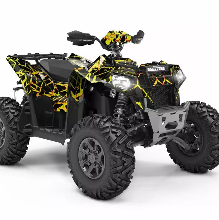 Klistermärkeset POLARIS SCRAMBLER - ATV/UTV Klistermärke - 493CE3B2AE0EE81985 - 1
