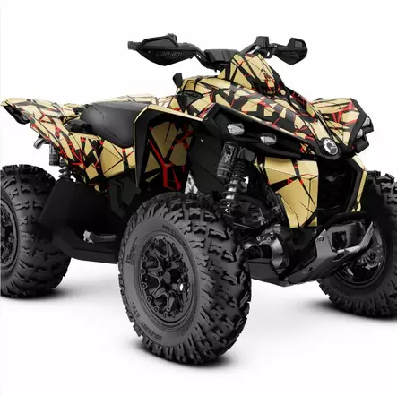Klistermärkeset CAN-AM Renegade G2 XXC/XMR - ATV/UTV Klistermärke - 12A859FA23A80A23D6 - 1