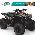 Klistermärkeset CAN-AM Renegade G2 - ATV/UTV Klistermärke - 81E2E573F29B0E5EC6 - 1