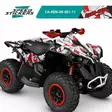 Klistermärkeset CAN-AM Renegade G2 - ATV/UTV Klistermärke - ECD447741397FAE816 - 1