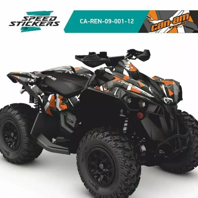 Klistermärkeset CAN-AM Renegade G2 - ATV/UTV Klistermärke - 81E2E573F29B0E5EC6 - 1
