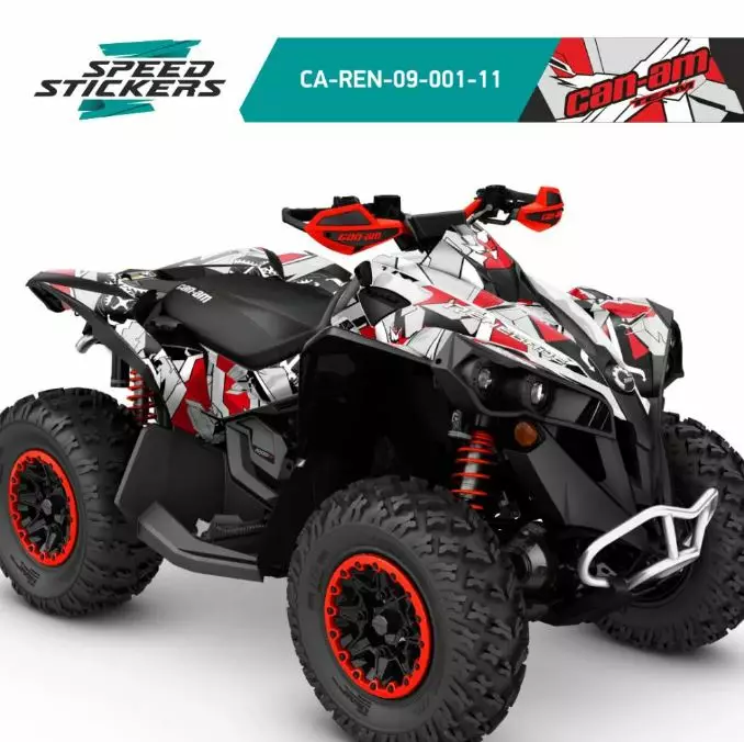 Klistermärkeset CAN-AM Renegade G2 - ATV/UTV Klistermärke - ECD447741397FAE816 - 1