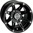 Moose 387X 14x7 jämnbrett fälgpaket 4x110 svart - ATV / UTV Fälgpaket 14" - V387X14110B7 - 1