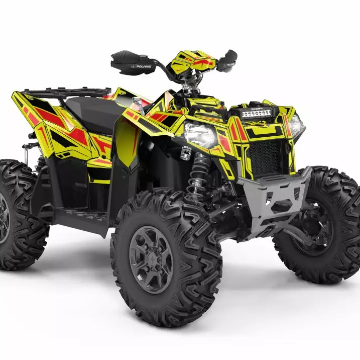 Klistermärkeset POLARIS SCRAMBLER - ATV/UTV Klistermärke - 46D31D09C11E65D0B7 - 1