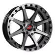 Fälgpaket 16x7 Polished black - ATV / UTV Fälgpaket 17" - 175748 - 1