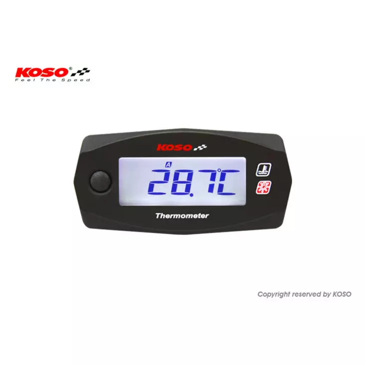 KOSO DUAL THERMOMETER MINI-4 - ATV & UTV Instrumentpanel - 900308 - 1