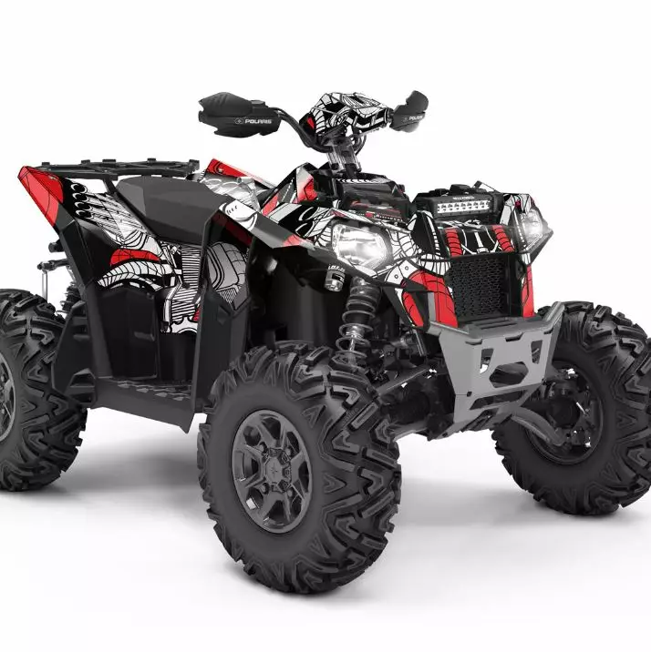 Klistermärkeset POLARIS SCRAMBLER - ATV/UTV Klistermärke - 7FED9A1C6CDDC7F948 - 1