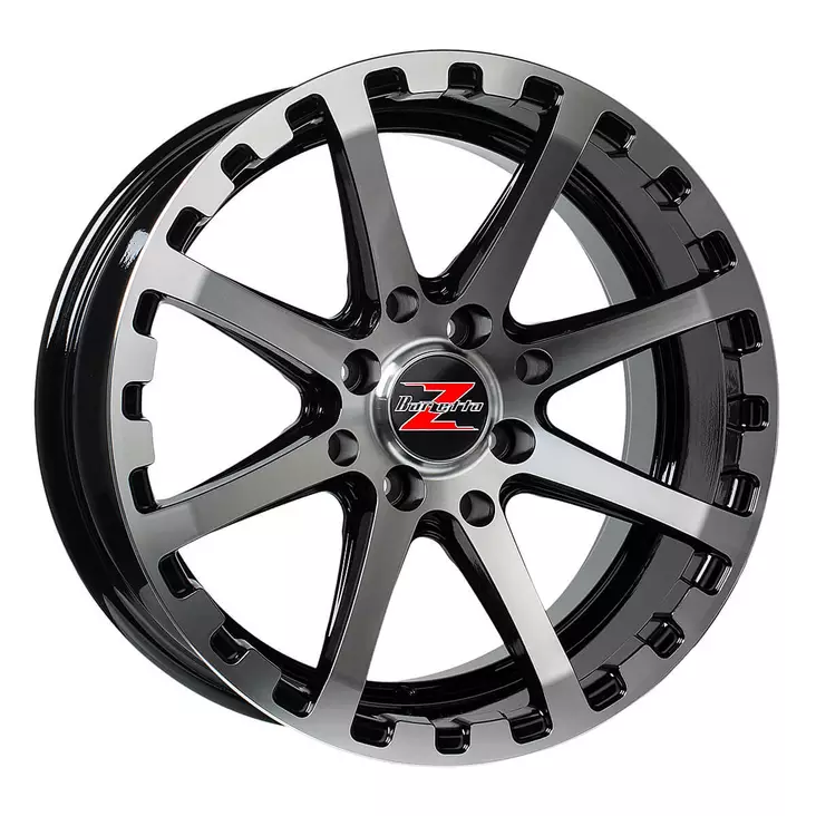 Fälgpaket 16x7 Polished black - ATV / UTV Fälgpaket 17" - 175748 - 1