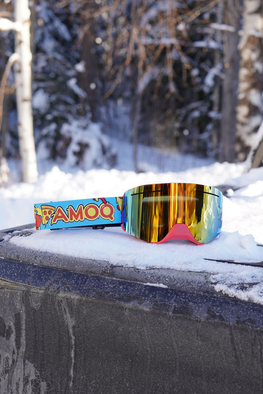 Amoq Vision Körglas med Röd magnetlins - Körglasögon - 198979 - 1