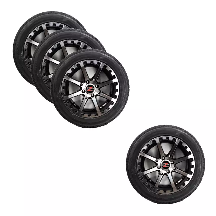 Dubbdäckserie 25" med aluminfälgar 16" - ATV / UTV Däckpaket med fälgar - 175749 - 1