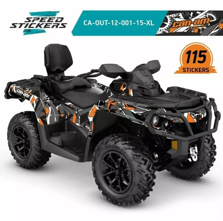 Klistermärkeset CAN-AM Outlander G2 - ATV/UTV Klistermärke - 43196A643BDA086B99 - 1