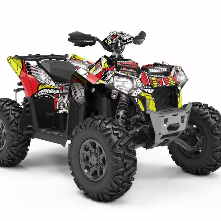 Klistermärkeset POLARIS SCRAMBLER - ATV/UTV Klistermärke - ED358CFF4C17124E19 - 1