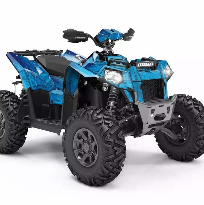 Klistermärkeset POLARIS SCRAMBLER - ATV/UTV Klistermärke - E97BF27750802E3C5A - 1
