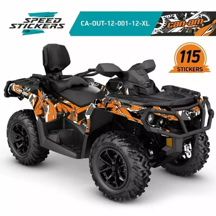 Klistermärkeset CAN-AM Outlander G2 - ATV/UTV Klistermärke - 74DDC8F865AF42790B - 1