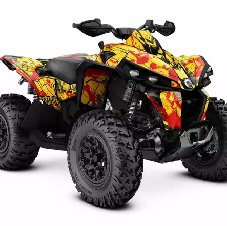 Klistermärkeset CAN-AM Renegade G2 XXC/XMR - ATV/UTV Klistermärke - 138BB1D6DC0901E97C - 1