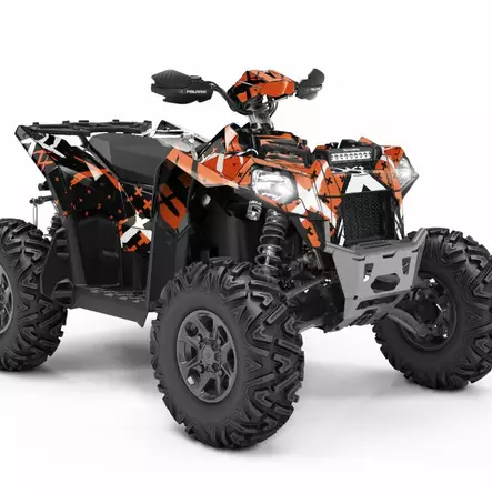 Klistermärkeset POLARIS SCRAMBLER - ATV/UTV Klistermärke - 571AC8EF85C7D002BC - 1